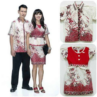 Model Baju Seragam Batik Couple Pria Wanita Untuk Kerja