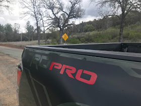 Logo on 2020 Toyota Tacoma TRD PRO