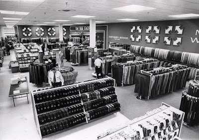 JCPenney; Miller Hill Mall, Duluth, Minnesota. men's department, 1973 ...