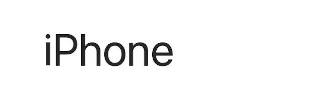 Font iPhone Sans Serif Famous