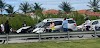 Fuerte accidente de tránsito en el bulevar turístico, a la altura de CEPEM
