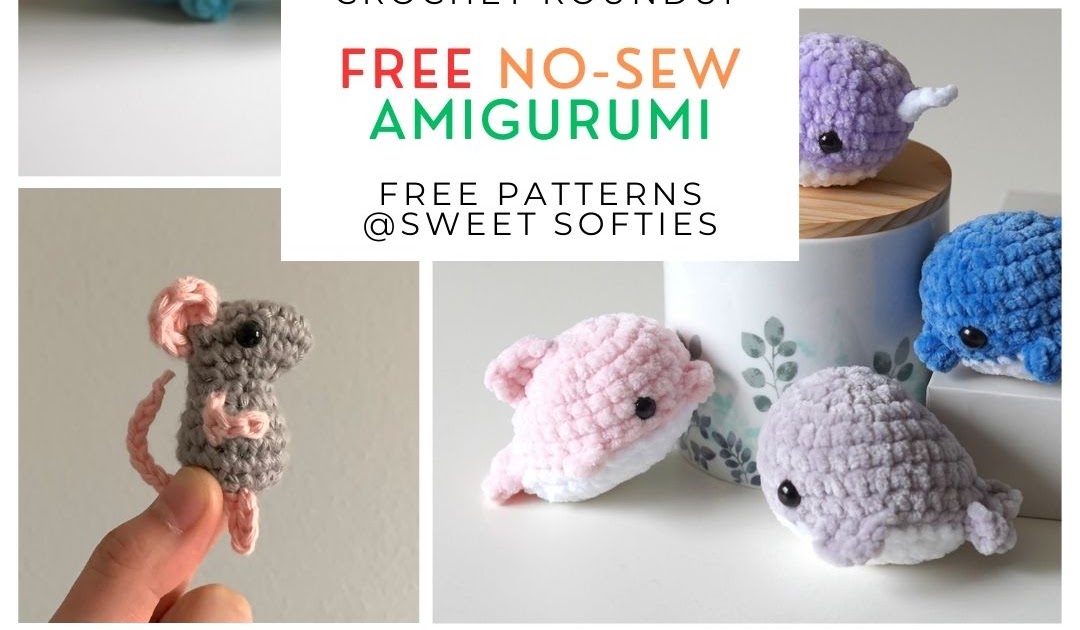 Bundle 7 Farm Animals Pattern, no sew amigurumi crochet patterns