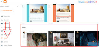 pilih tema blogspot