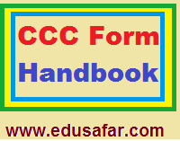  CCC FORM & CCC HANDBOOK