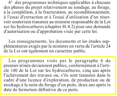 extrait de la Gazette Officielle du 20 février 2020