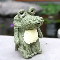 cocodrilo amigurumi