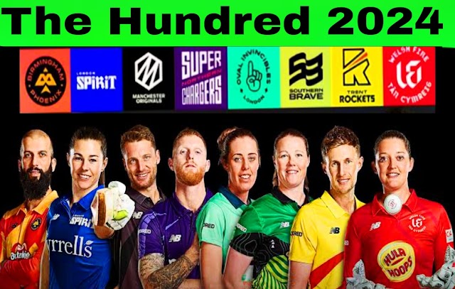 The hundred 2024 schedule time and Date, squad, Fixtures 