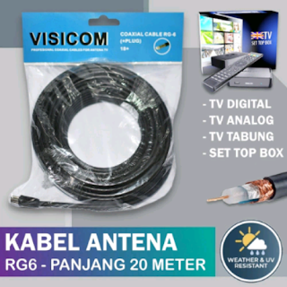 JUAL KABEL ANTENA TV DIGITAL VISICOM