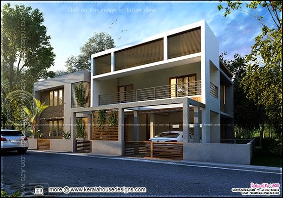 Contemporary house in Cochin