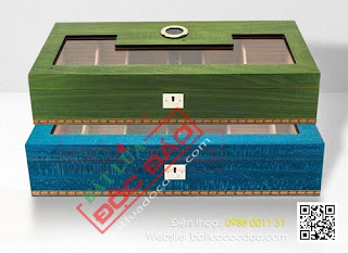 Tủ bảo quản cigar mini RA622 gỗ tuyết tùng sang trọng Tu-xi-ga-mini-lubinski