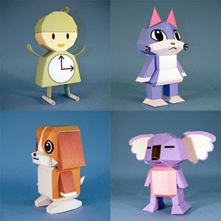 Jikanbou Animal Papercrafts