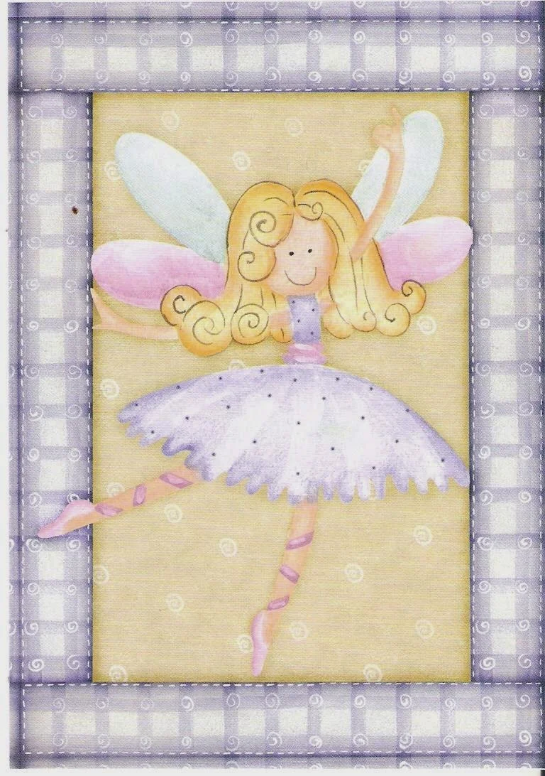 Cute Fairies: Free Printable Frames.