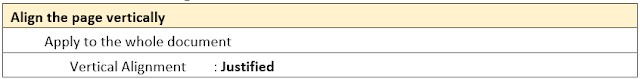 Task 14 – Set the Vertical Alignment