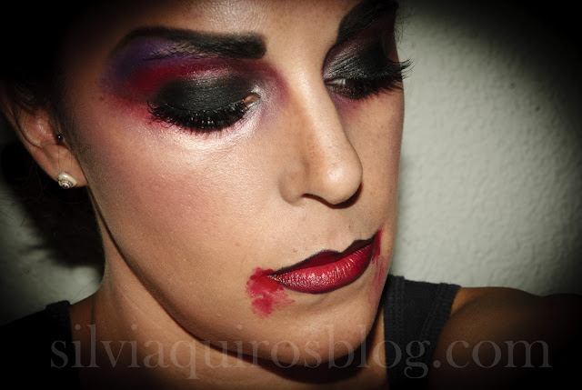 Maquillaje Halloween 9: Vampiro sexy (versátil), Halloween Make-up 9: Sexy Vampire (versatile) efectos especiales, special effects, Silvia Quirós