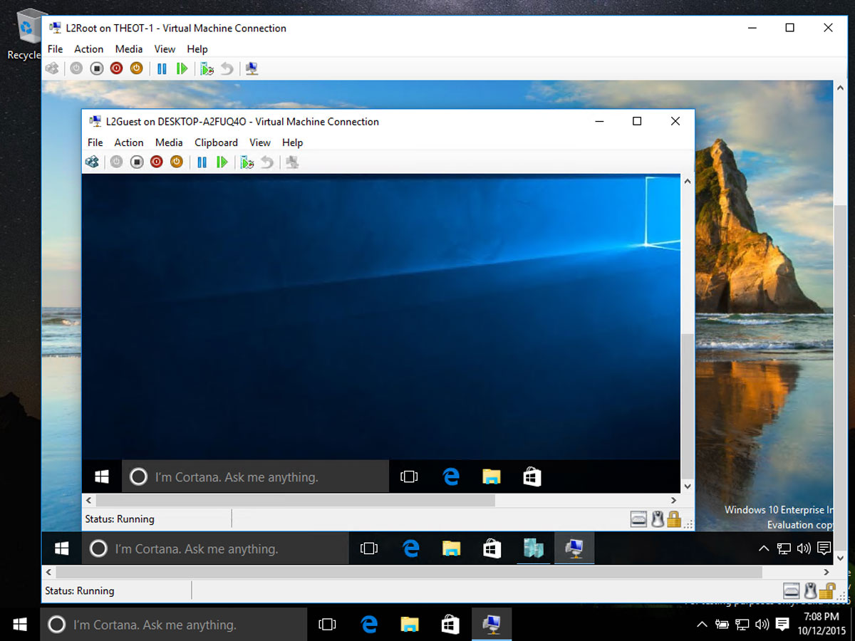 Windows 10 já permite virtualização dentro de máquinas ...