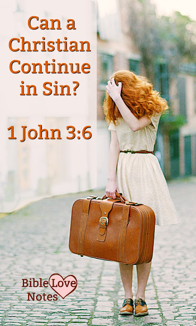 Can a Genuine Christian live a sinful lifestyle? Scripture gives us a definitive answer. This devotion explains.