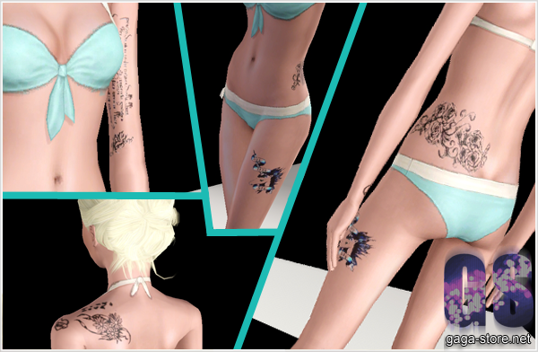 Lady GaGa Tattoos by Monster David Download at GaGa Store Thanks Anon 