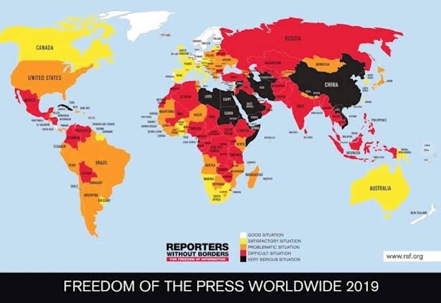 مؤشر حرية الصحافة العالمية للعام 2019  