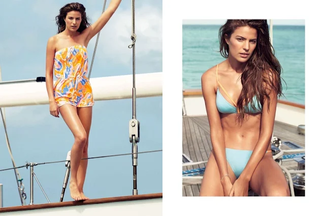 Cameron Russell sizzles for the H&M Bikinis Summer 2016 Lookbook