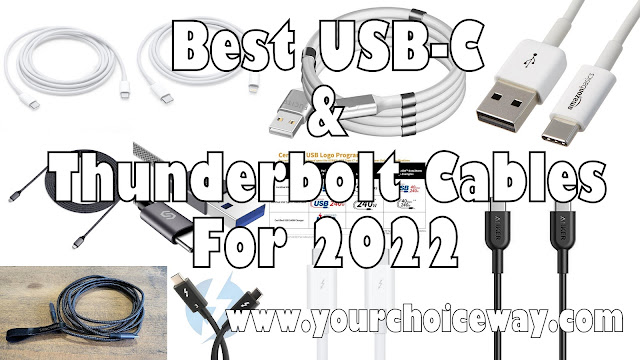 Best USB-C & Thunderbolt Cables For 2022