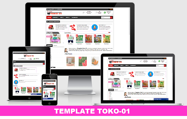 Toko Blogspot Template Toko-01 