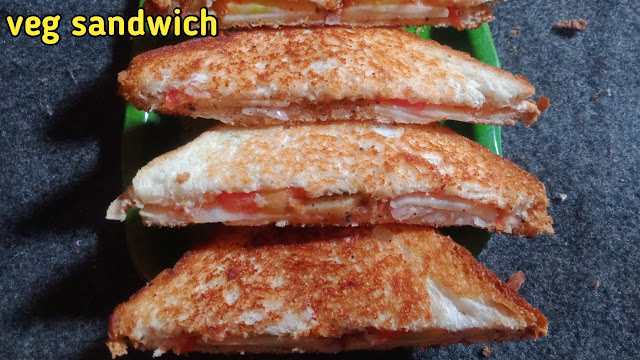 Veg sandwich recipe home made
