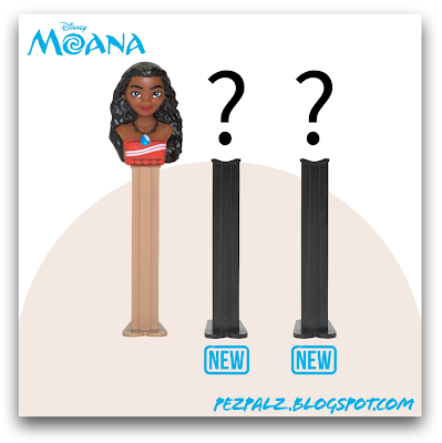 Moana PEZ coming with two Mystery PEZ in 2024