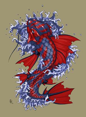 koi fish tattoo designs