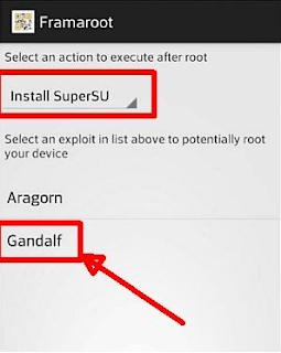 Akan tampil pilihan Aragorn dan Gandalf. Sebenarnya kedua pilihan tersebut bisa untuk melakukan root, tapi sekarang kita akan menggunakan Gandalf.