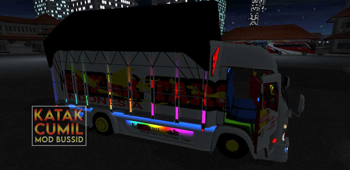 Download Mod Bussid Truck Canter Sekar Taro Full Strobo 