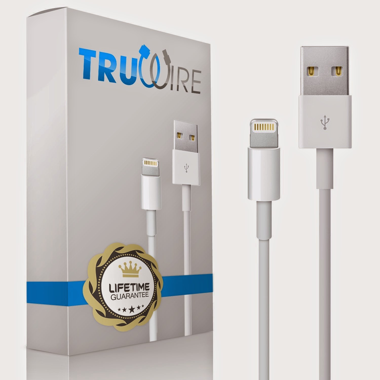 Truwire Lightning Cable to USB for Apple iPhone 5