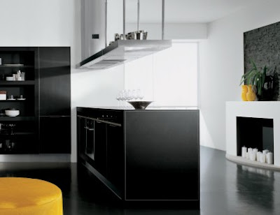 black and white kitchen cabinets. lack and white kitchen design