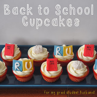 Back to school cupcakes