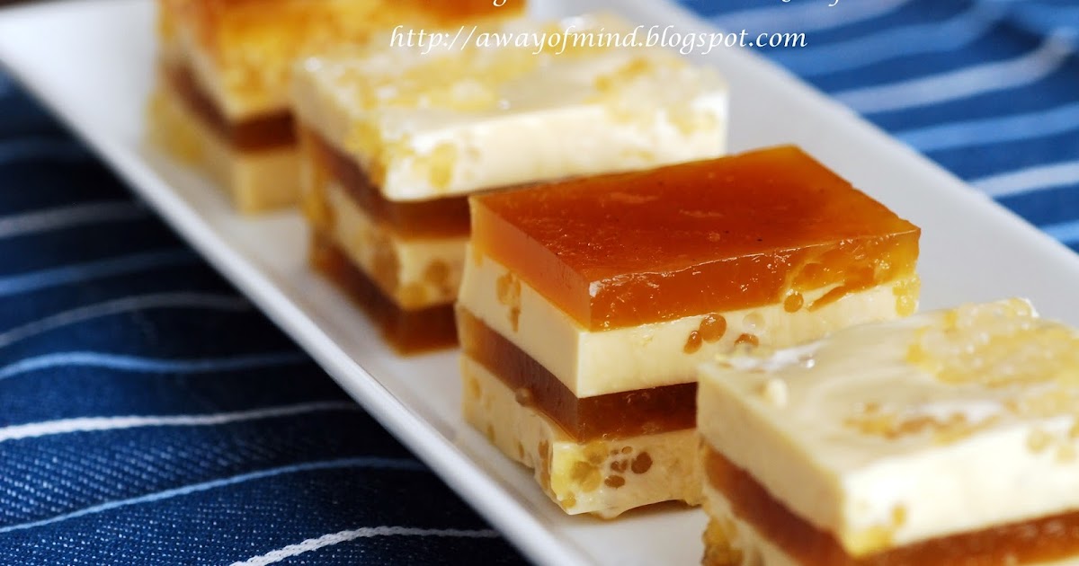 Awayofmind Bakery House: Palm Sugar and Coconut Milk Jelly 