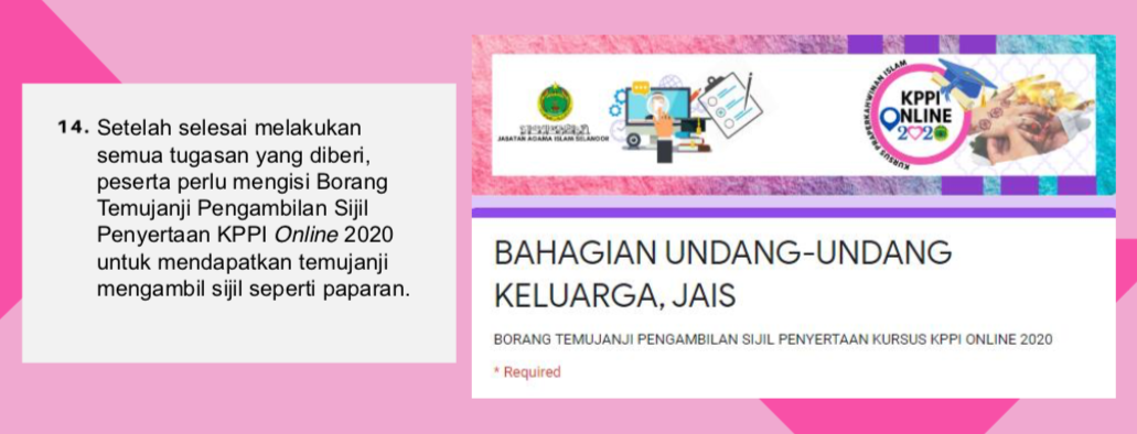 Kursus Kahwin Online Selangor Waktu Pkp Miracikcit