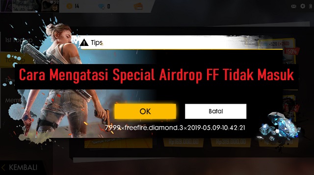 Cara Mengatasi Special Airdrop FF Tidak Masuk