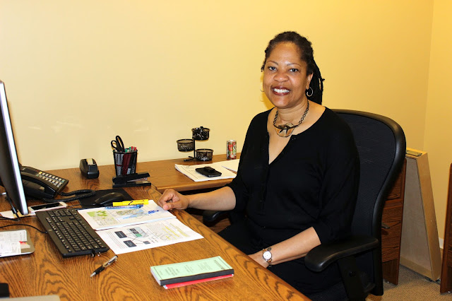 Veronica Eady in her office. 