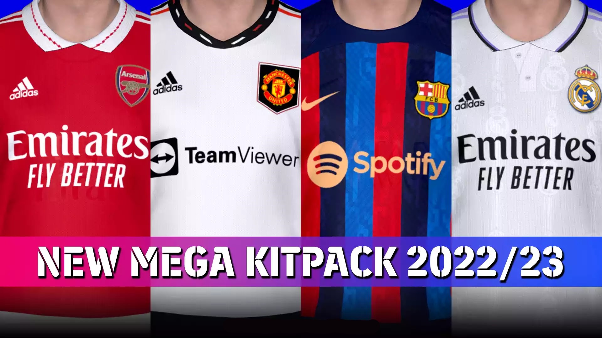 PES 2017 NEW KITPACK SEASON 2023, COMPATIBLE WITH ALL PATCH