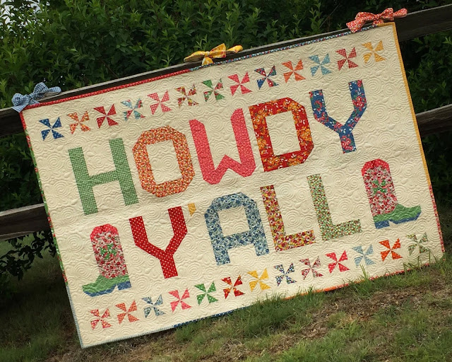 Howdy Y'all Quilt, Moda Bake Shop, Thistle Thicket Studio, Spell it With Moda