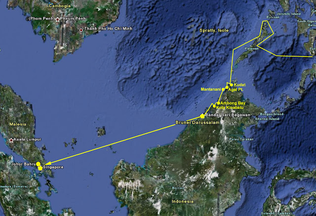 Philippines to Malaysia and Singapore