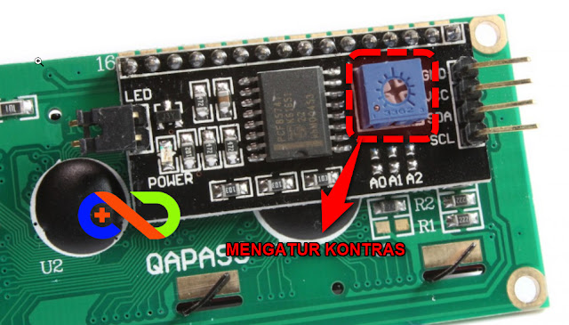 LCD I2C IIC Kontras