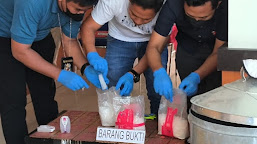  Ditresnarkoba Polda Sulteng Musnahkan 3 Kilogram Sabu