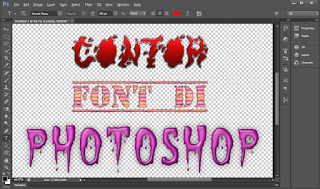 Contoh Font Keren Di Photoshop