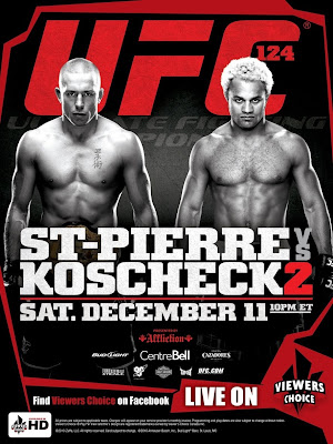 Capa do UFC 124 St Pierre vs Koscheck