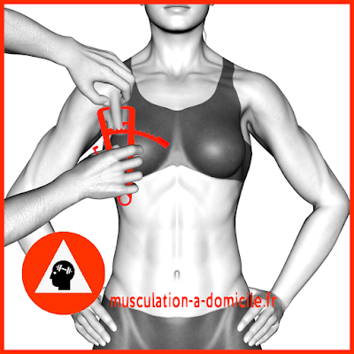 mesure poitrine femme pince à plis cutanés adipomètre musculation fitness