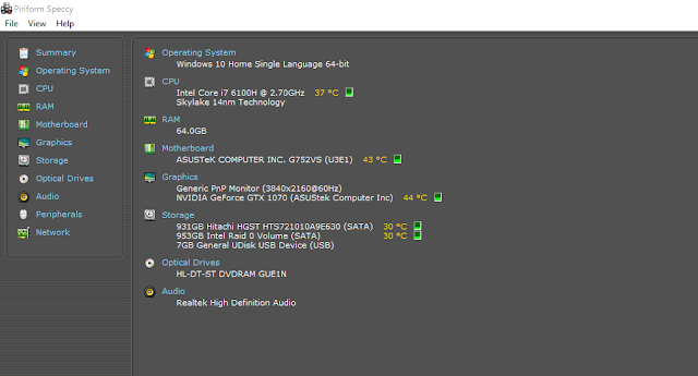 ASUS ROG G752VS, Notebook Gaming Tangguh Berteknologi Processor Intel Core i7 610HQ