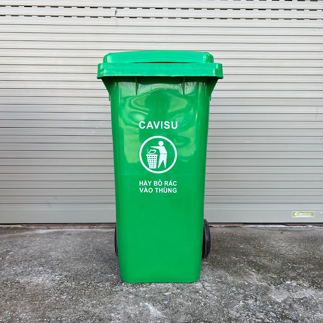 thùng rác nhựa 80l chất lượng cao cho người sử dụng