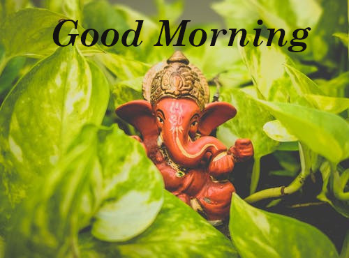 Good Morning Cute Ganesh