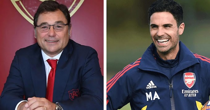 Raul Sanllehi reveals mistake Arsenal have made by giving Arteta total managerial control