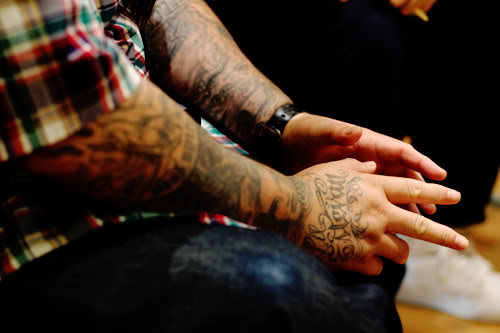 cholo tattoo. gangsta style tattoos. gang